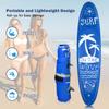 Goplus 9.8'/10'/11' Inflatable Stand Up Paddle Board, 6.5 Thick SUP with Premium Accessories and Carry Bag, Wide Stance, Bottom Fin for Paddling, Surf Control, Non-Slip Deck, for Youth and Adult view 2