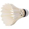 Tbest Badminton Ball, 12Pcs White Duck Shuttlecocks High Speed Badminton Birdies Balls for Outdoor Indoor Ball Sport Training Entertainment Practice Shuttlecocks view 4