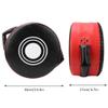 TOPINCN Boxing Training Taekwondo Focus Strength Training Kick Boxing Round Pad Target Practicing Equipment Target Kick Boxing(Black) view 2