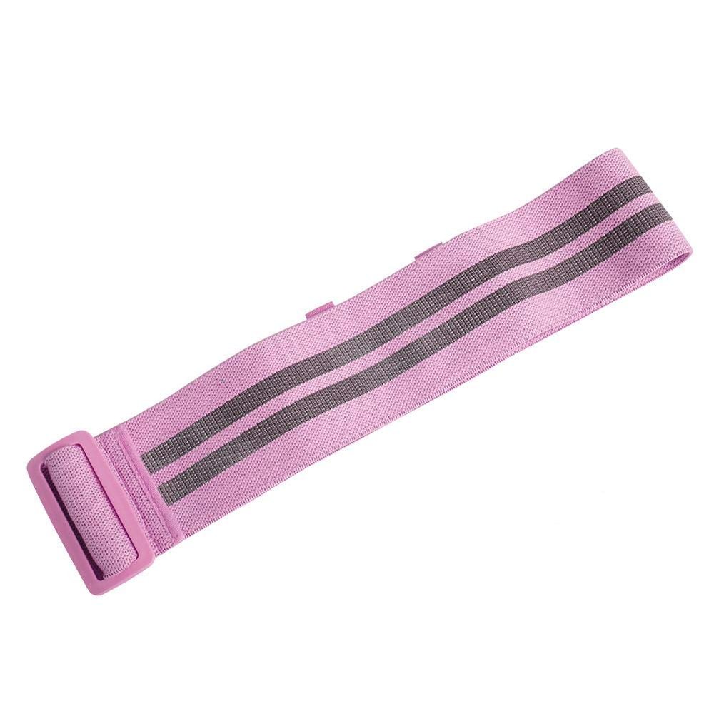 URRNDD Adjustable Resistance Bands Non-Slip Hip Exercise Loops Circle Gym Yoga Fitness Exercise Unisex(Pink)