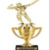 Crown Awards Bodybuilding Trophy, 14" Gold Cup Male Bodybuilder Trophies with Free Personalization, 5 Pack view 1
