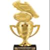 Crown Awards Soccer Trophy, 14" Gold Cup Soccer Team Trophies with Free Personalization, 5 Pack view 1