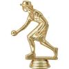 Crown Awards Lawn Bowling Trophy, 12.75" Gold Cup Female Lawn Bowler Trophies with Free Personalization, 5 Pack view 2