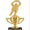 Crown Awards Soccer Trophy, 14" Gold Cup Soccer Goalie Trophies with Free Personalization, 5 Pack view 1