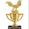 Crown Awards Fighting Rooster Trophy, 14" Gold Cup Fighting Rooster Trophies with Free Personalization, 5 Pack view 1