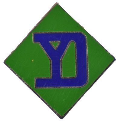 26TH DIVISION LAPEL PIN OR HAT PIN - Size 1" - VETERAN OWNED BUSINESS
