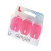 LSTYLE Dart Flights  L3 PRO Dimple Shape - Pearl Pink | 2 Sets of 3 | for Soft Tip & Steel Tip Darts view 4