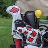Foretra Driver Headcover | Premium Leather Golf Club Covers | Novelty Design Golf Head Covers Essential Golfing Accessories for Men and Women Universal Fit (Maple Leaf) view 4