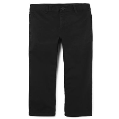 The Children's Place Boys Stretch Chino Pants,Black Single,10S