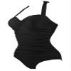 Honeystore Women's Skull Non-Split Swimsuit Halter Beach Swimwear Bathing Suit YY1090-Black M view 3