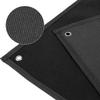 IronSeals Tactical Board Patch Organizer Holder Display with Loop Surface, Steel Ring and Flag Patch (M: 85 x 70CM/ 33" x 27.5" x 17.7", Black + Flag) view 3