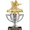 Crown Awards Ballroom Waltz Trophy, 13.15" Silver Cup Dancing Trophies with Free Personalization, 5 Pack view 1