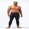 DEVOPS Men's Thermal Compression Pants, Athletic Leggings Base Layer Bottoms with Fly (X-Large, Black/Black) view 2