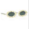 Adult's Hippie Sunflower Sunglasses for Cosplay, TikTok and Halloween - Sunflower Glasses view 1