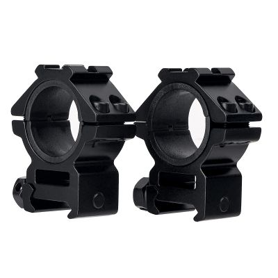 ToopMount Medium Profile 1" Scope Rings Riflescope Rings - 30mm/25.4mm Scope Mount Adapter for 20mm Picatinny Rail (20mm)