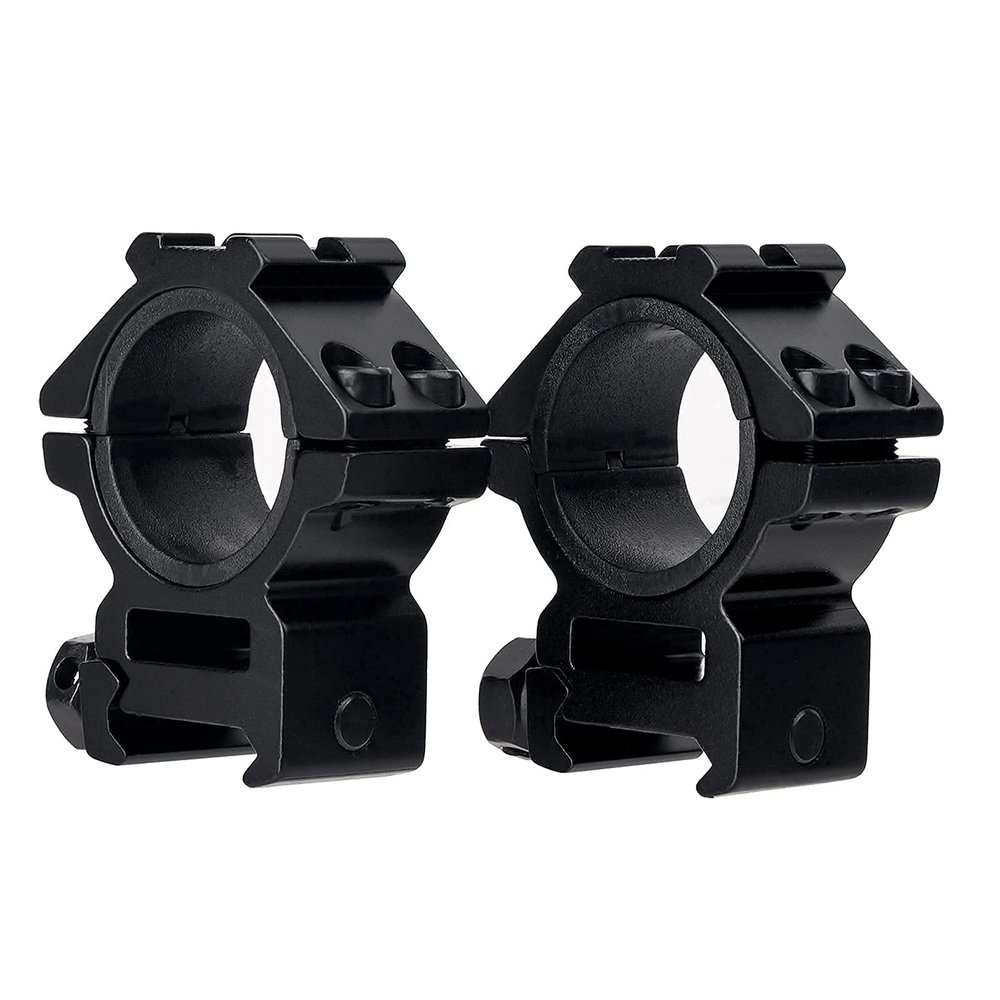 ToopMount Medium Profile 1" Scope Rings Riflescope Rings - 30mm/25.4mm Scope Mount Adapter for 20mm Picatinny Rail (20mm)