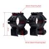 ToopMount Medium Profile 1" Scope Rings Riflescope Rings - 30mm/25.4mm Scope Mount Adapter for 20mm Picatinny Rail (20mm) view 4