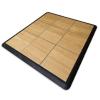 Big Floors 3X3RESMAPLE Modular Interlocking Lightweight Plastic Dance Floor Kit (3' x 3'), Light Maple, 21 Piece view 2