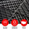 Big Floors 3X3RESMAPLE Modular Interlocking Lightweight Plastic Dance Floor Kit (3' x 3'), Light Maple, 21 Piece view 4