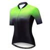 Cycling Jersey Women Bike Jersey Zipper Cycle Shirt Short Sleeve Road Bicycle Clothing Pro Team Racing MTB Top for Ladies Female Racing Mountain Clothes Breathable Black Riding Size S view 1
