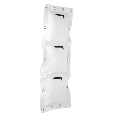 Wing Chun, Wing Chun Wall Punch Canvas Empty Sand Bag Target with Zipper for Boxing Muay Thai Sanda for Wing Chun Or Kung Fu Students(Triple Bag)