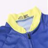 Cycling Jersey Women Bike Jersey Zipper Cycle Shirt Short Sleeve Road Bicycle Clothing Pro Team Racing MTB Top for Ladies Female Racing Mountain Clothes Breathable Yellow Blue Size L view 4