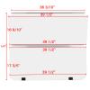for Club Car DS 1982-2000.5 Tinted Windshield Folding Style New Golf Cart Part view 3