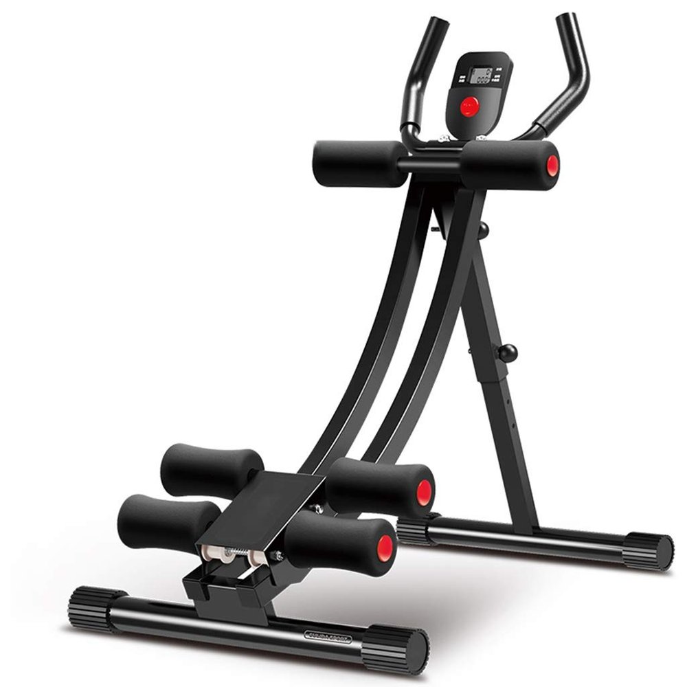 Swwin Abdominal Machine Abdominal Trainer Abdominal Exercise Fitness Equipment Vertical Home Exercise Machine Foldable Abdominal Training Machine