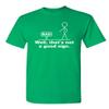 Not A Good Sign Graphic Novelty Sarcastic Funny Tall T Shirt XLT Irish view 1