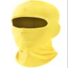 Fuinloth Balaclava Ski Mask, Motorcycle UV Protector Scarf, Summer Cooling Neck Gaiter for Men/Women Yellow view 1