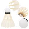 VBESTLIFE White Goose Badminton Set, 12Pcs Standard Badminton Ball Shuttlecocks Sports Gym Outdoor Badminton Shuttlecocks(12pcs) view 3