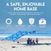 Neso Gigante Portable Beach Tent Sun Shelter - Lightweight Beach Shade Canopy - Easy Setup for Family Outings - Patented Reinforced Corners - UPF 50+ - 8ft Tall, 11 x 11ft - Save The Whales view 3
