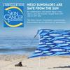 Neso Gigante Portable Beach Tent Sun Shelter - Lightweight Beach Shade Canopy - Easy Setup for Family Outings - Patented Reinforced Corners - UPF 50+ - 8ft Tall, 11 x 11ft - Save The Whales view 4