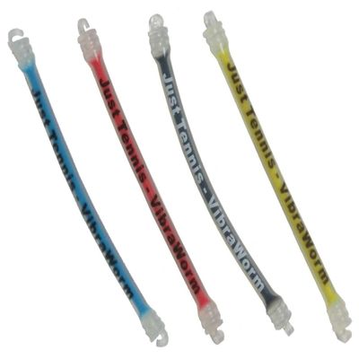 Vibra Worm - 4 Pack - Gel Filled Long Tennis Racquet Vibration Dampener - Premium Quality - 2023 Model - Over 100,000 Worms Sold