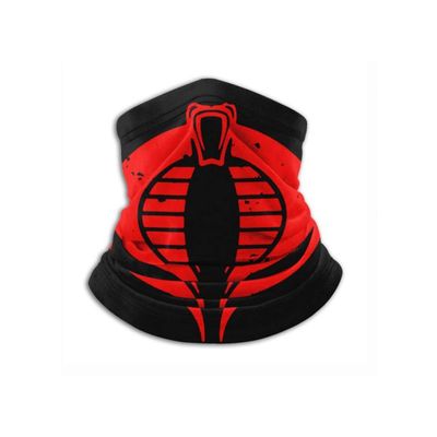 Vintage Cobra Unisex Bandanas Mouth Mask Face Masks Cover Neck Warmer for Dust Wind Sun Uv Black