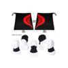 Vintage Cobra Unisex Bandanas Mouth Mask Face Masks Cover Neck Warmer for Dust Wind Sun Uv Black view 4