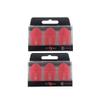 LSTYLE Dart Flights: L2 PRO Teardrop 2-Pack - for Soft Tip and Steel Tip Darts - Red view 1