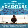 Neso Gigante Portable Beach Tent Sun Shelter - Lightweight Beach Shade Canopy - Easy Setup for Family Outings - Patented Reinforced Corners - UPF 50+ Sun Protection - 8ft Tall, 11 x 11ft - Flamingos view 2