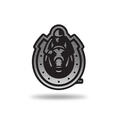 NCAA Rico Industries Murray State Racers Antique Auto Emblem Antique Nickel Auto Emblem for Car/Truck/SUV