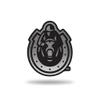 NCAA Rico Industries Murray State Racers Antique Auto Emblem Antique Nickel Auto Emblem for Car/Truck/SUV view 1
