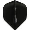 LSTYLE Dart Flights - L3 EZ Shape - Black | 2 Sets of 3 | for Soft & Steel Tip Darts view 3