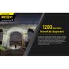 Nitecore MH12 v2 1200 Lumen USB-C Rechargeable Tactical Flashlight with LumenTac Organizer view 3