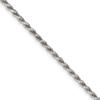The Black Bow Sterling Silver U. of Kansas L Circle Pendant Necklace - 18 Inch view 2