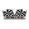 2X Engine, Window, Air Cleaner, Decal Sticker for Classic Muscle Race Pro Street Car, 5 1/2 x 2 1/4 inch view 2