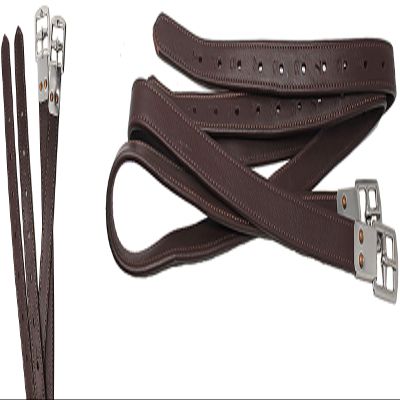 54" English Equestrian Tack Adult Padded Saddle Stirrup Leathers 805SL03TN-54