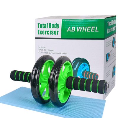 Ab Roller Wheel - Ab Exercise Equipment Used as at Home Workout Equipment for Both Men & Women - Ab Machine for Ab Workout - Perfect Fitness Ab Wheel Exercise Equipment (Two Wheels)