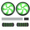 Ab Roller Wheel - Ab Exercise Equipment Used as at Home Workout Equipment for Both Men & Women - Ab Machine for Ab Workout - Perfect Fitness Ab Wheel Exercise Equipment (Two Wheels) view 4