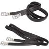 54" English Equestrian Tack Adult Padded Saddle Stirrup Leathers Brown 805SL03BR-54 view 1