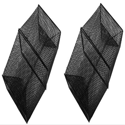 2-Pack of KUFA Prawn Trap,Crayfish Trap and Minnow Fish Trap S44X2, Black