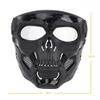 WarmHeartting Airsoft Tactical Helmet Black Mask with Eye Protective Paintball Mask Skull Full Face for Hunting Halloween view 2